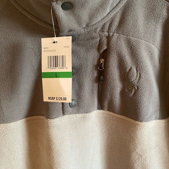 Spyder Men’s Pullover Fleece Sweatshirt - Picture 2 of 3